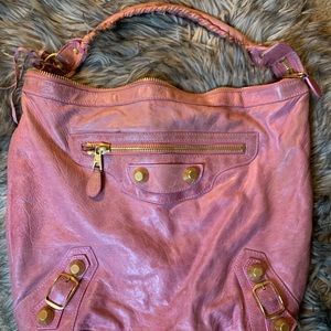 Balenciaga pink purse